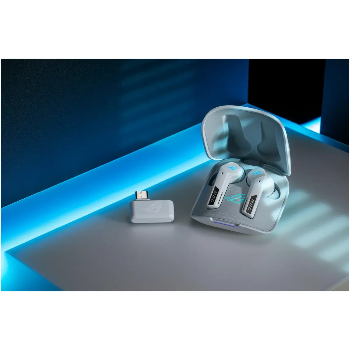 Bluetooth-гарнітура Asus ROG Cetra True Wireless SpeedNova White (90YH03Y0-BTUA10)