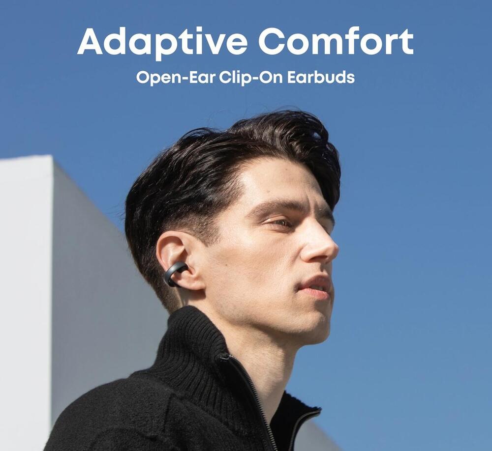 Bluetooth-гарнітура Anker SoundCore AeroClip Black (A3388G11)