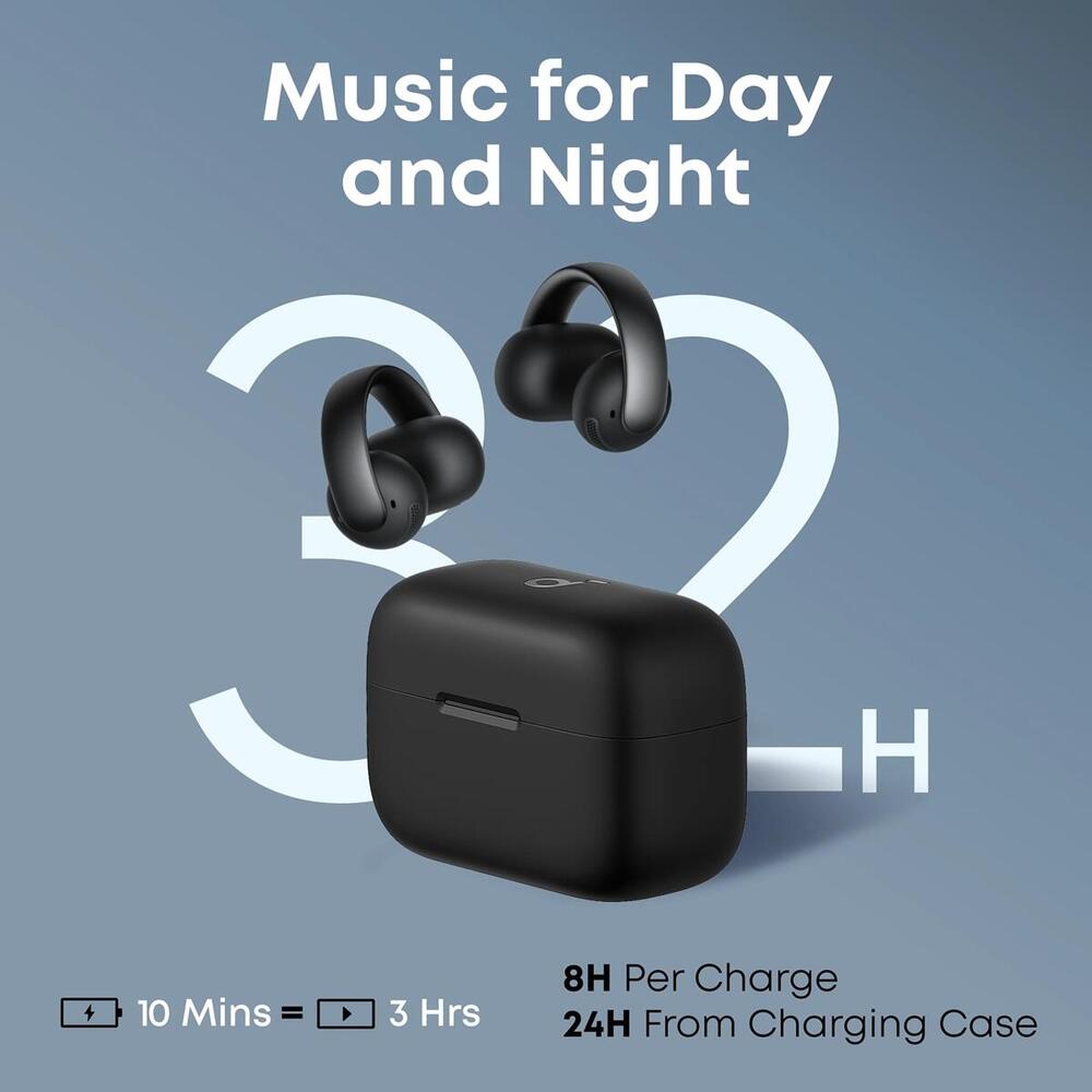 Bluetooth-гарнітура Anker SoundCore AeroClip Black (A3388G11)