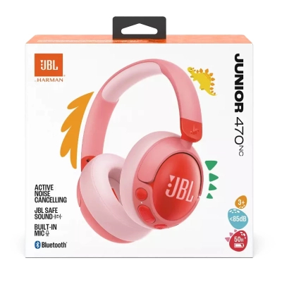 Bluetooth-гарнітура JBL Junior 470NC Pink (JBLJR470NCPIK)