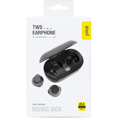 Bluetooth-гарнiтура Piko TWS-MusicBox Black (1283126583414)