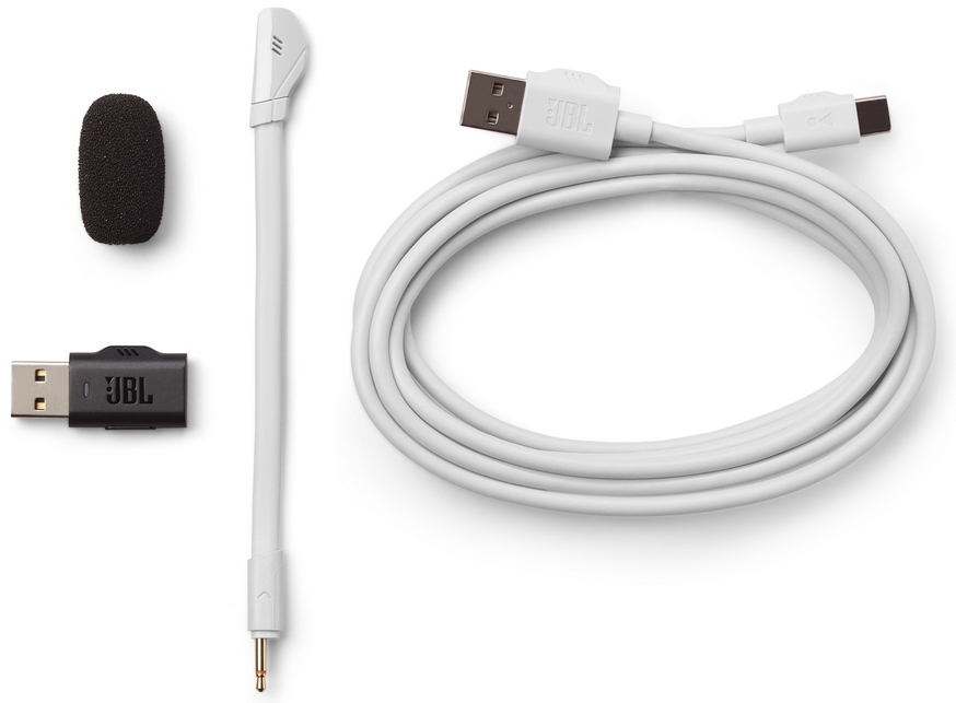 Bluetooth-гарнітура JBL Quantum 360 Wireless White (JBLQTUM360WHT)