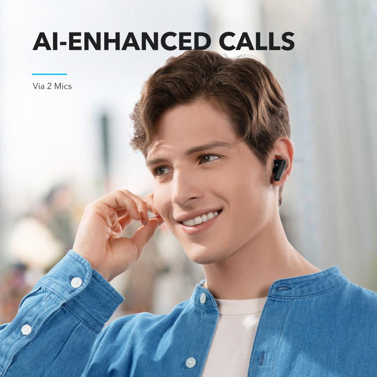 Bluetooth-гарнітура Anker SoundCore R50i Black (A3949G11/A3949G12)