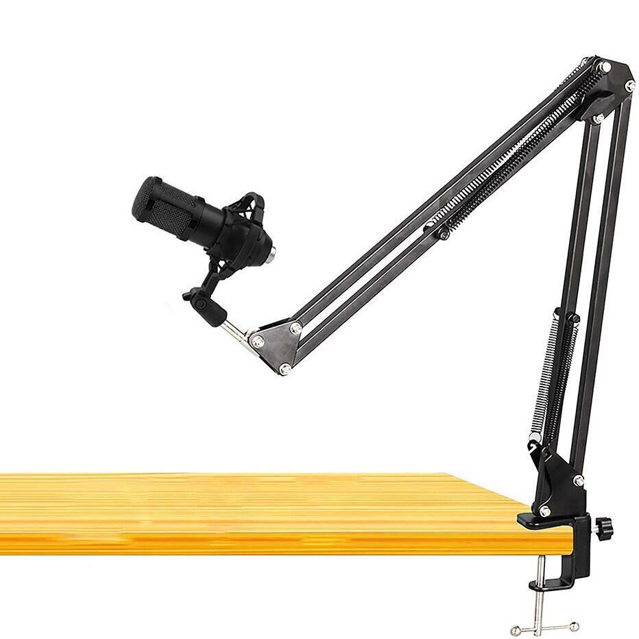 Ігровий стрім мікрофон Media-Tech Професійний набір XLR USB чорний (MT397K)