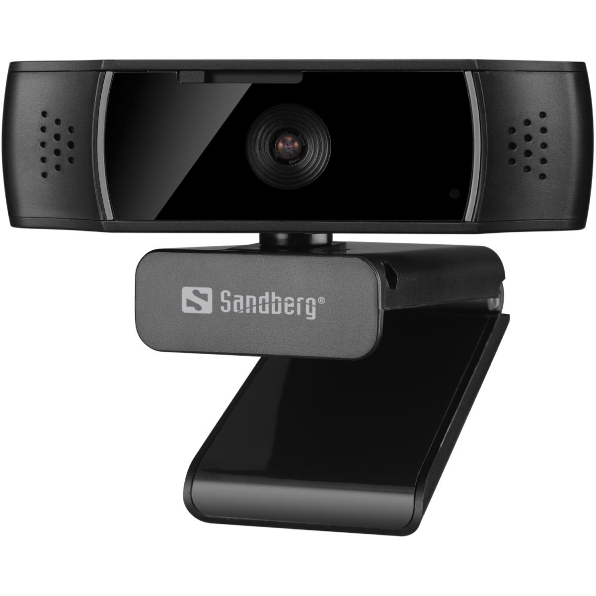Веб-камера Sandberg Autofocus DualMic Full HD Stereo microphone (134-38)