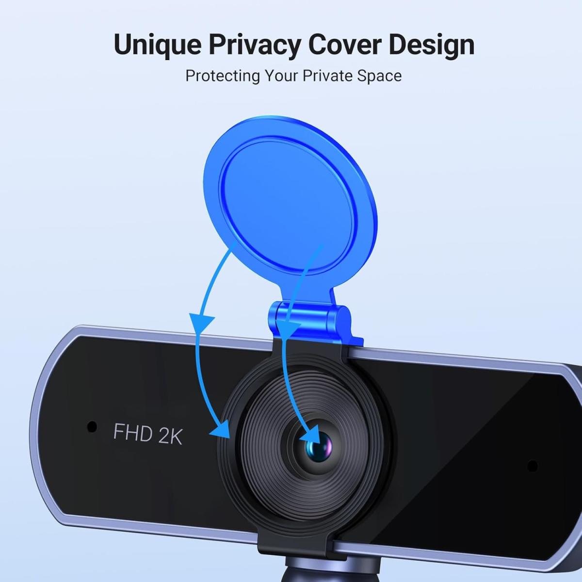 Веб-камера Ugreen CM717 2K webcam USB-A (25442)