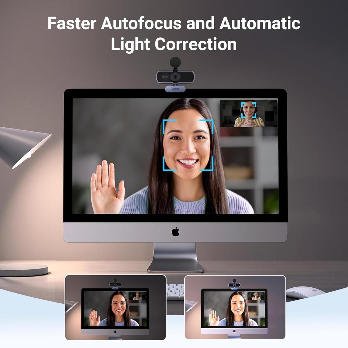 Веб-камера Ugreen CM717 2K webcam USB-A (25442)