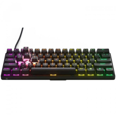 Клавіатура SteelSeries Apex Pro Mini Gen 3 HyperMagnetic OmniPoint 3.0 OLED USB UA Black (64913)