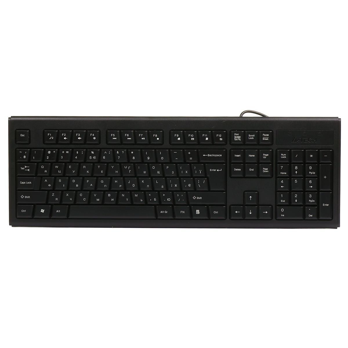 Клавiатура A4tech KRS-83 Black