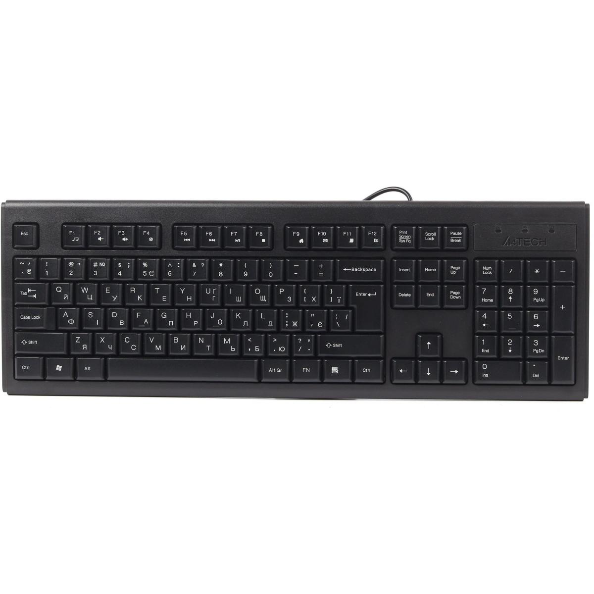 Клавiатура A4tech KR-83 Black
