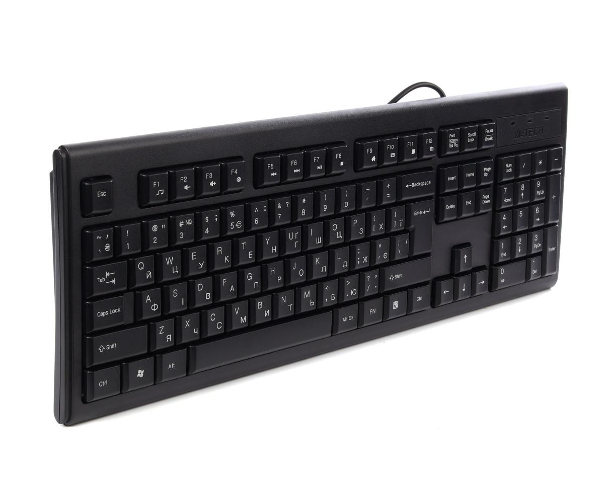 Клавiатура A4tech KR-83 Black