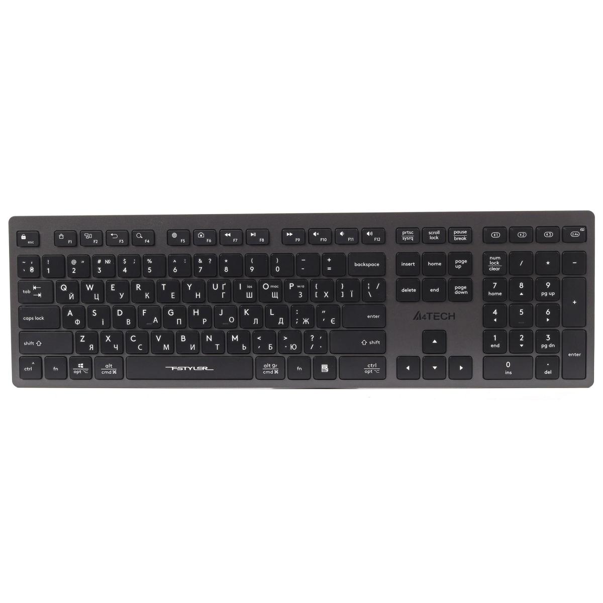 Клавіатура A4-Tech Fstyler FBX50C Grey