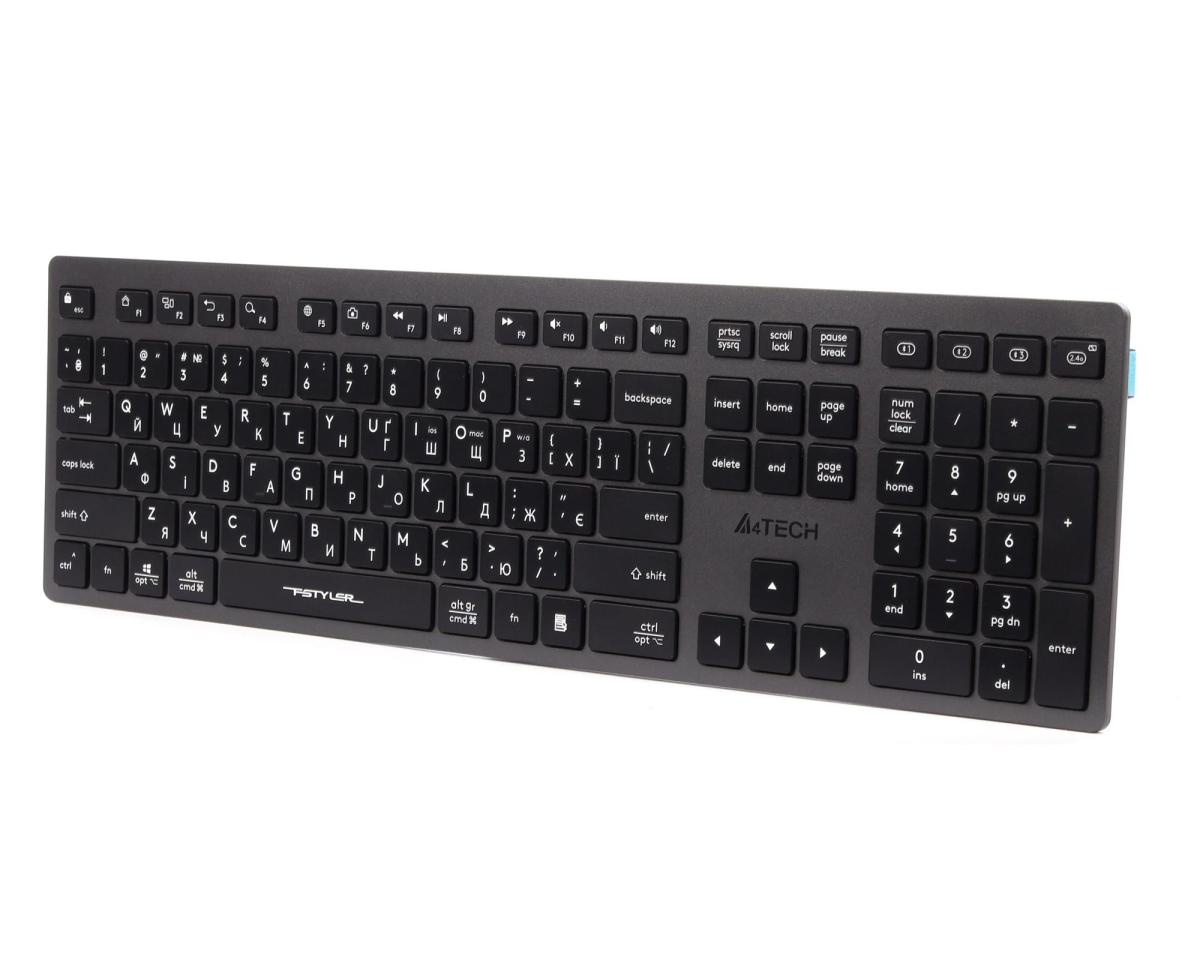 Клавіатура A4-Tech Fstyler FBX50C Grey
