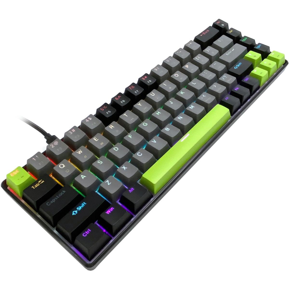 Клавіатура ігрова механічна Media-Tech MT1260 RED CORE MX60, Anti-Ghosting, 68кл, PC/Mac (MT1260)