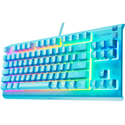 Клавіатура SteelSeries Apex 3 TKL USB UA Aqua (64933)