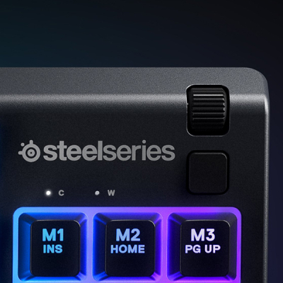 Клавiатура SteelSeries Apex TKL USB (64831) (1390340)