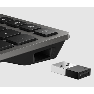 Клавіатура HP 720 Multi-Device Rechargeable Wireless/Bluetooth UA Black (9T5B1AA)