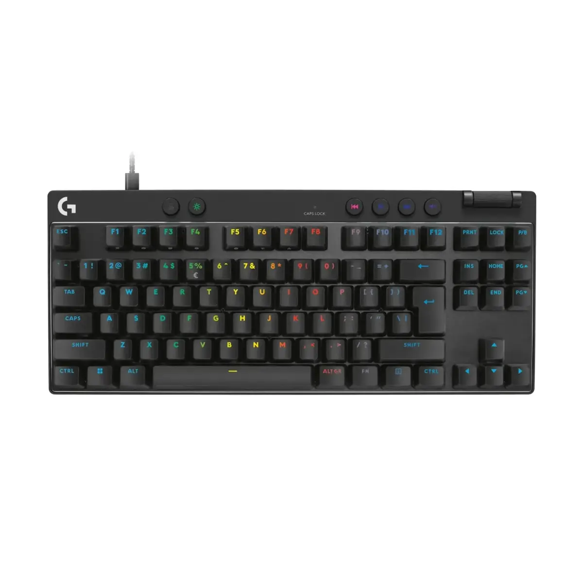 Клавiатура Logitech G PRO X TKL Rapid Black (920-013233)