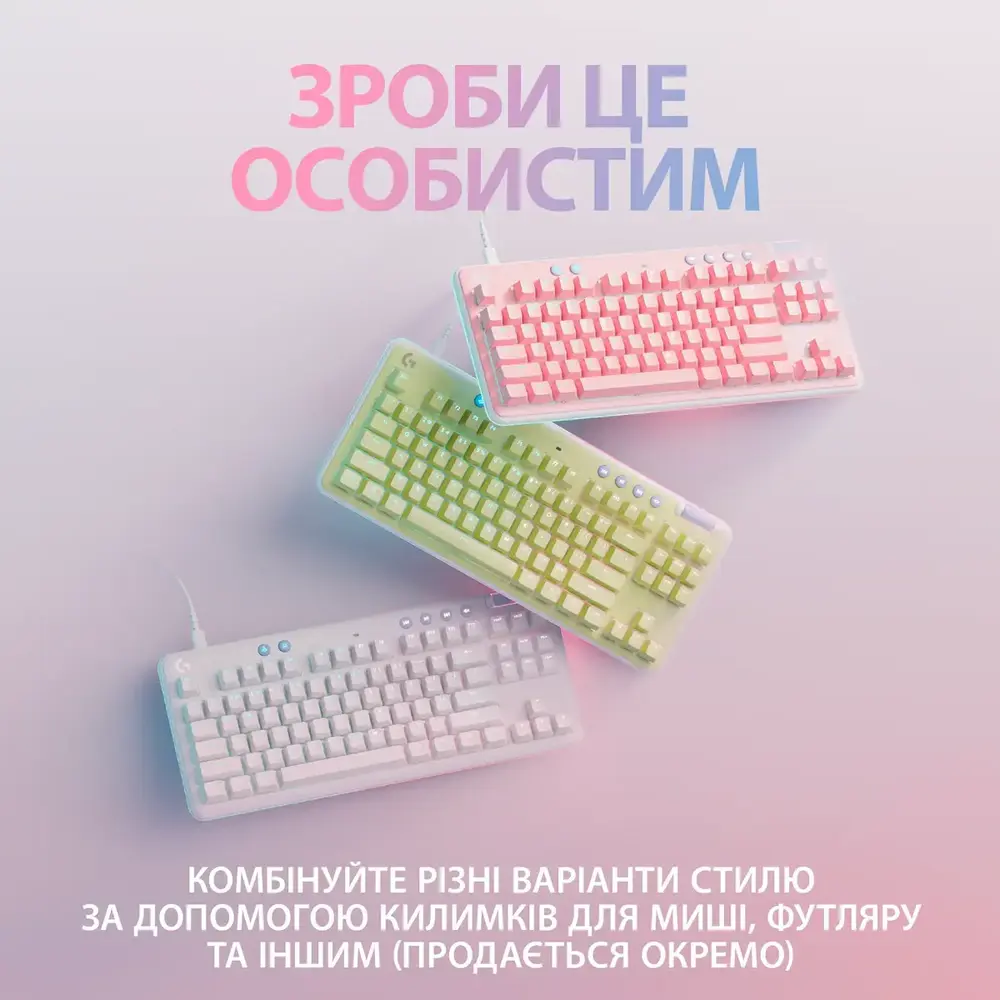 Клавiатура Logitech G713 Tactile White (920-010422)