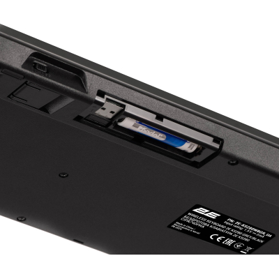 Клавіатура 2E KS280 Wireless/Bluetooth Black-Gray (2E-KS280WBGR_UA)