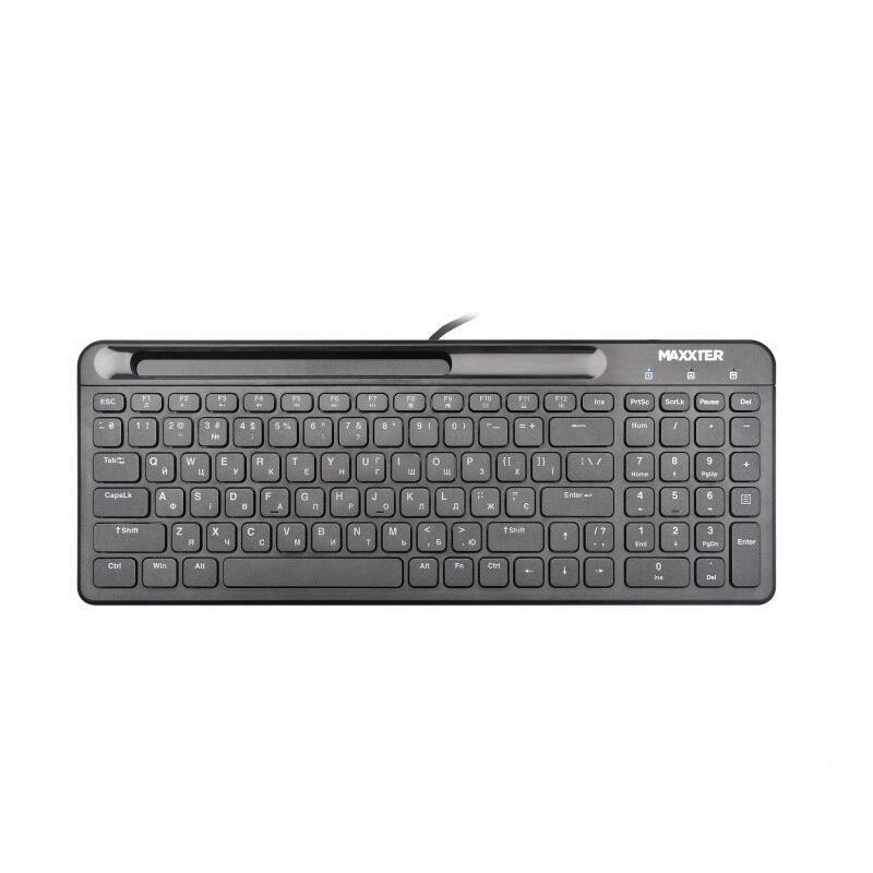 Клавiатура Maxxter KB-01B-UA Black