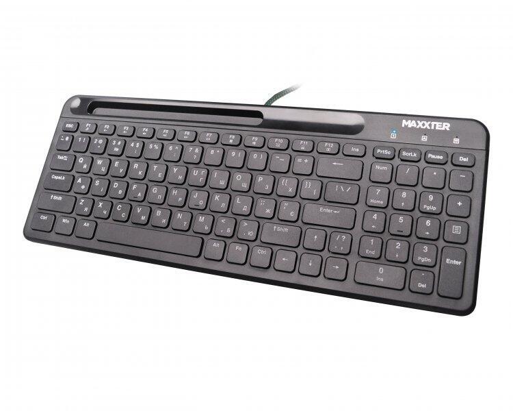 Клавiатура Maxxter KB-01B-UA Black
