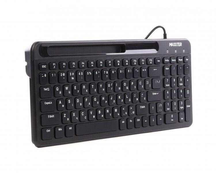 Клавiатура Maxxter KB-01B-UA Black