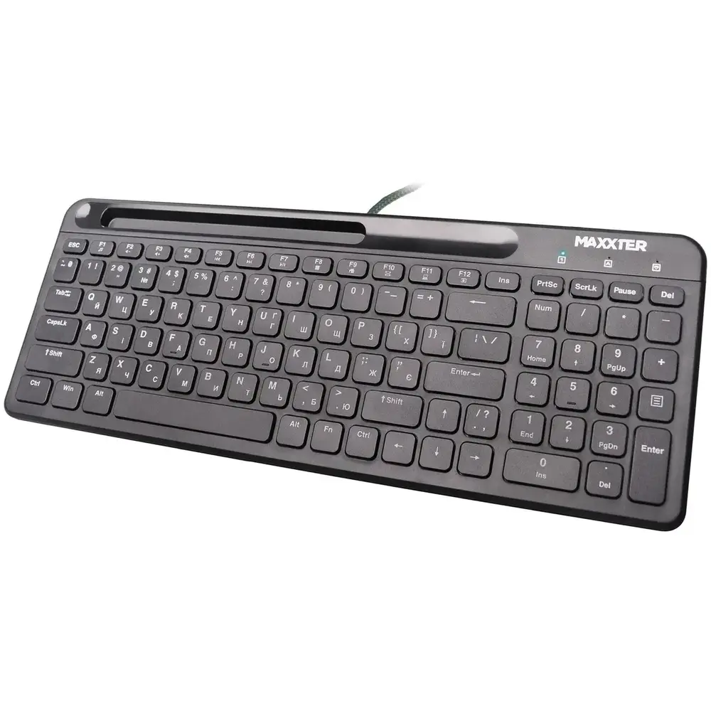 Клавiатура Maxxter KB-01B-UA Black