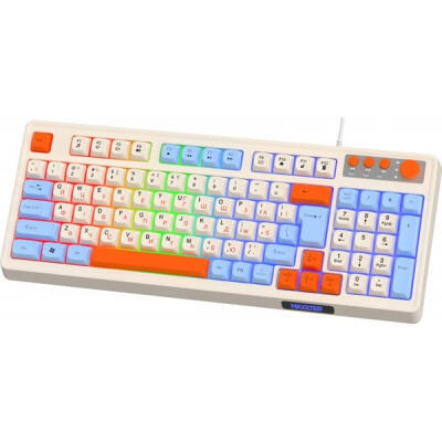 Клавiатура Maxxter KBG-3C01-UA White