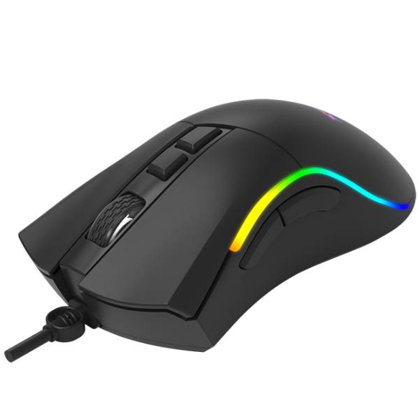 Мишка XTRIKE ME GM-226, ігрова, USB, 7200dpi., 7кн.,RGB, чорна (GM-226)