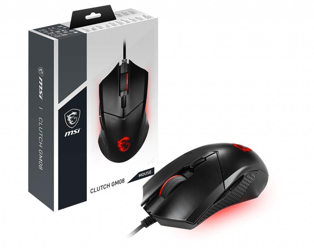 Mиша USB OPTICAL GAMING CLUTCH GM08 MSI (CLUTCH GM08) (1394421)
