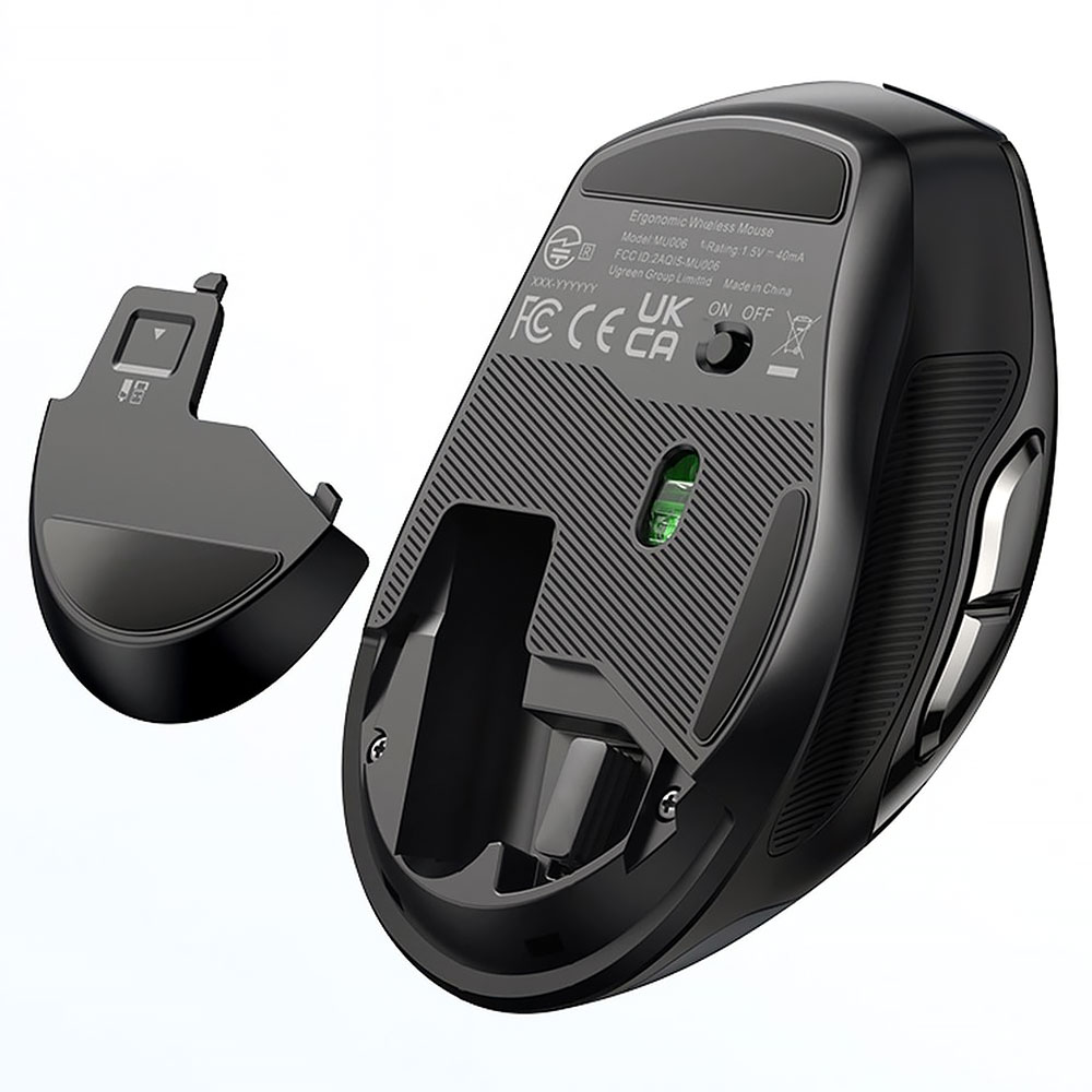 Мишка Ugreen MU006 Ergonomic Wireless Black (90545)