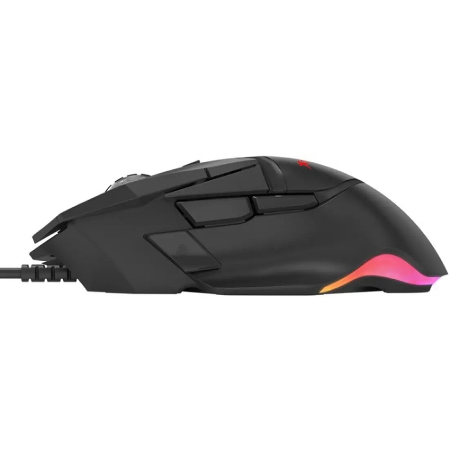 Мишка XTRIKE ME GM-502, ігрова 12800dpi., 8кн., RGB, чорна (GM-502)