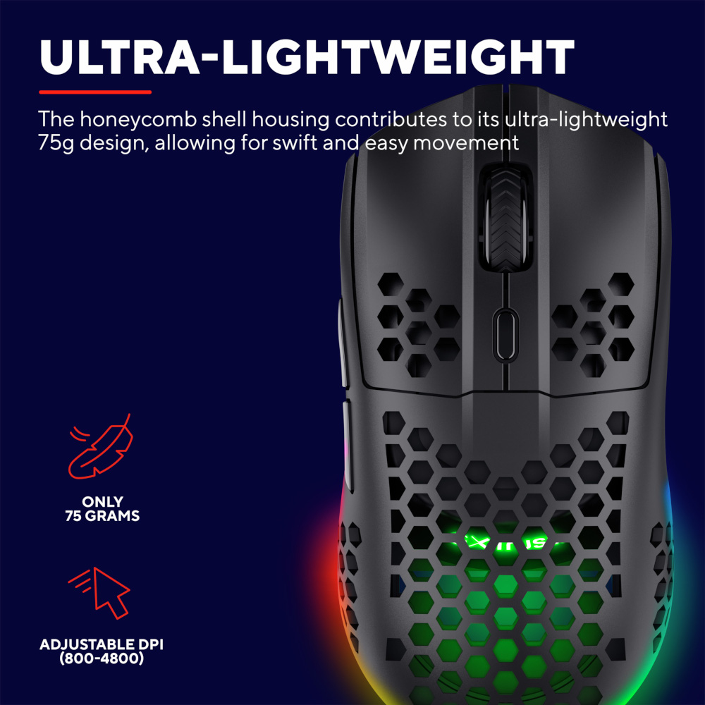 Бездротова Мишка GXT 929 Helox Ultra-lightweight W ireless Gaming Mouse GXT 929 Helox TRUST (25307)