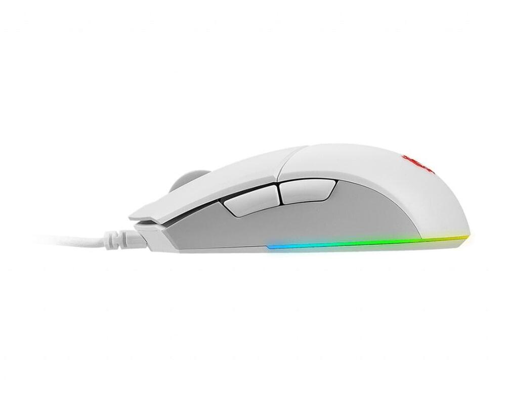 Mиша USB OPTICAL GAMING CLUTCH GM11 WHITE MSI (CLUTCH GM11 WHITE) (1394446)