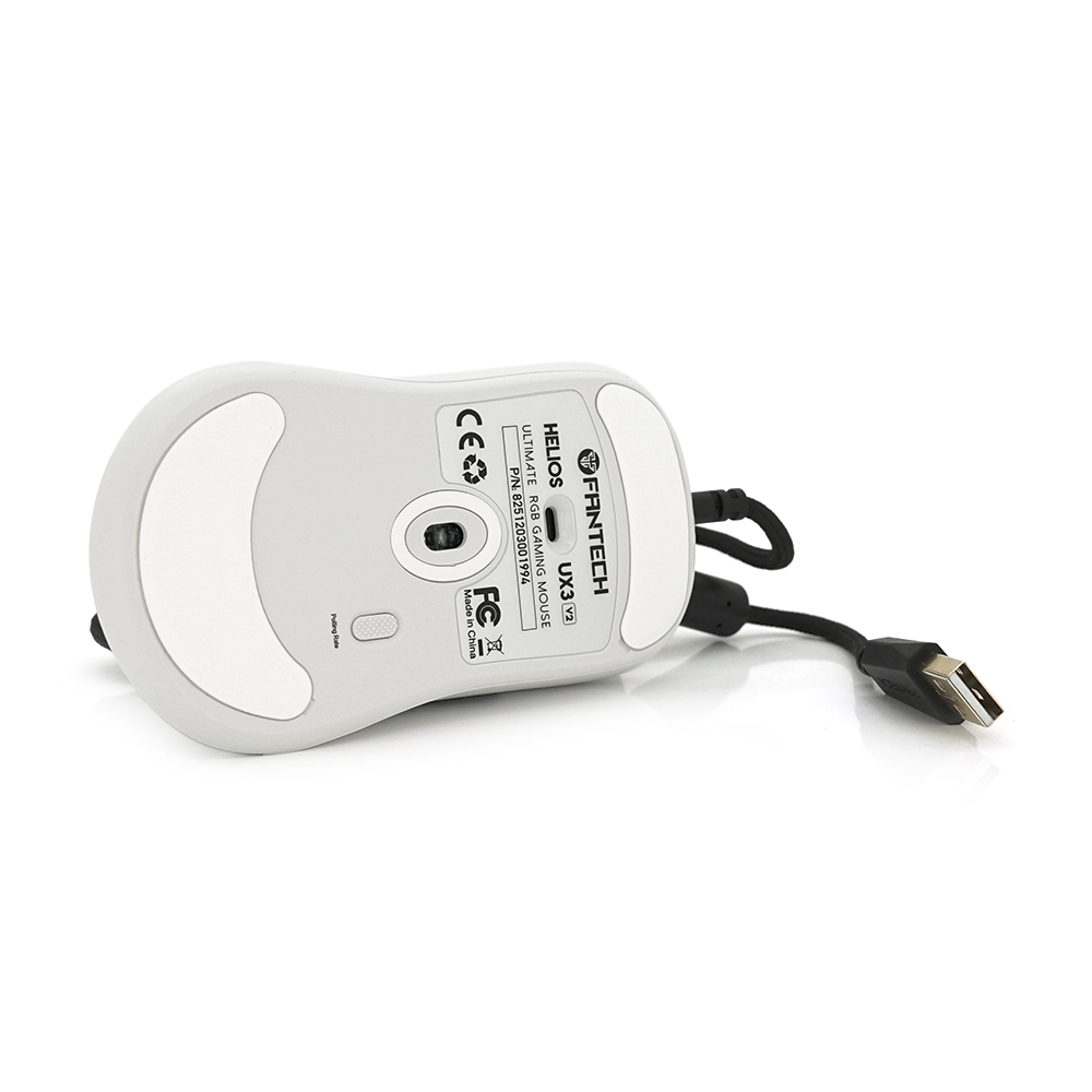 Ігрова миша дротова HELIOSUX3V2 6 кнопок 200-4800 DPI Led Lighting RGB 18 м Win7 / 8/10 Mac OS White COLOR BOX (138*56*192) 0.23 кг (1782647)