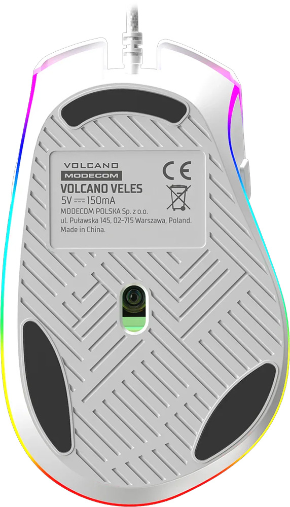 Мишка Modecom Volcano Veles USB White (M-MC-VELES-200)