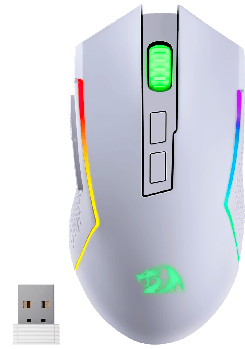 Миша REDRAGON (71864)Trident BT/ RGB/,8000dpi, Білий