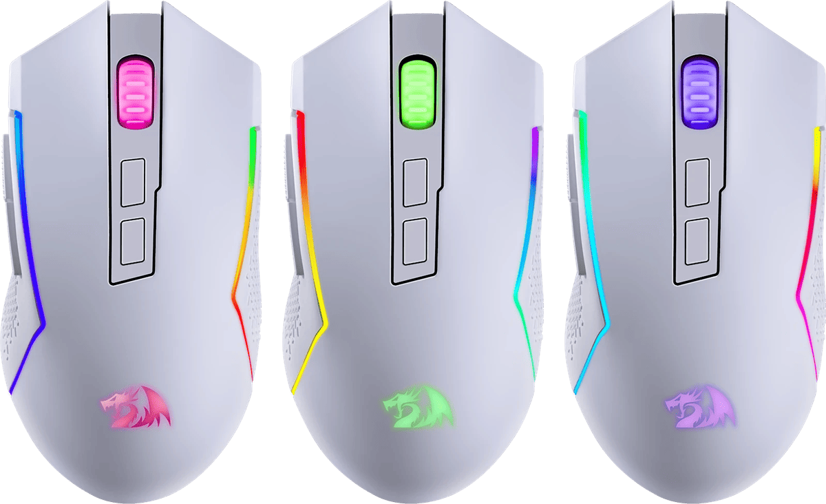 Миша REDRAGON (71864)Trident BT/ RGB/,8000dpi, Білий