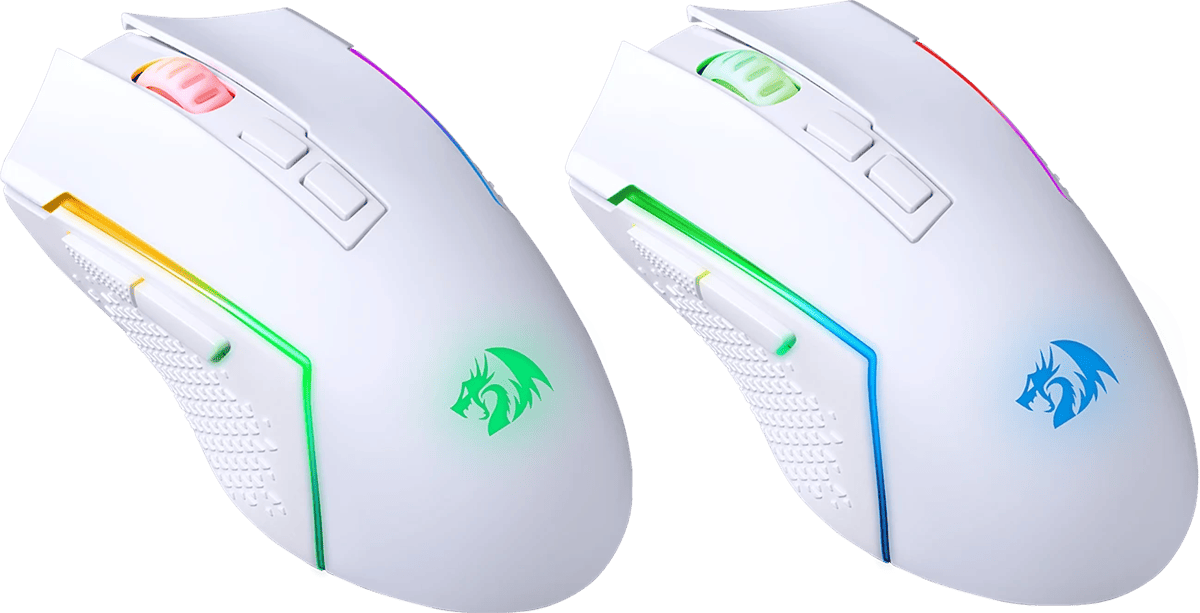 Миша REDRAGON (71864)Trident BT/ RGB/,8000dpi, Білий