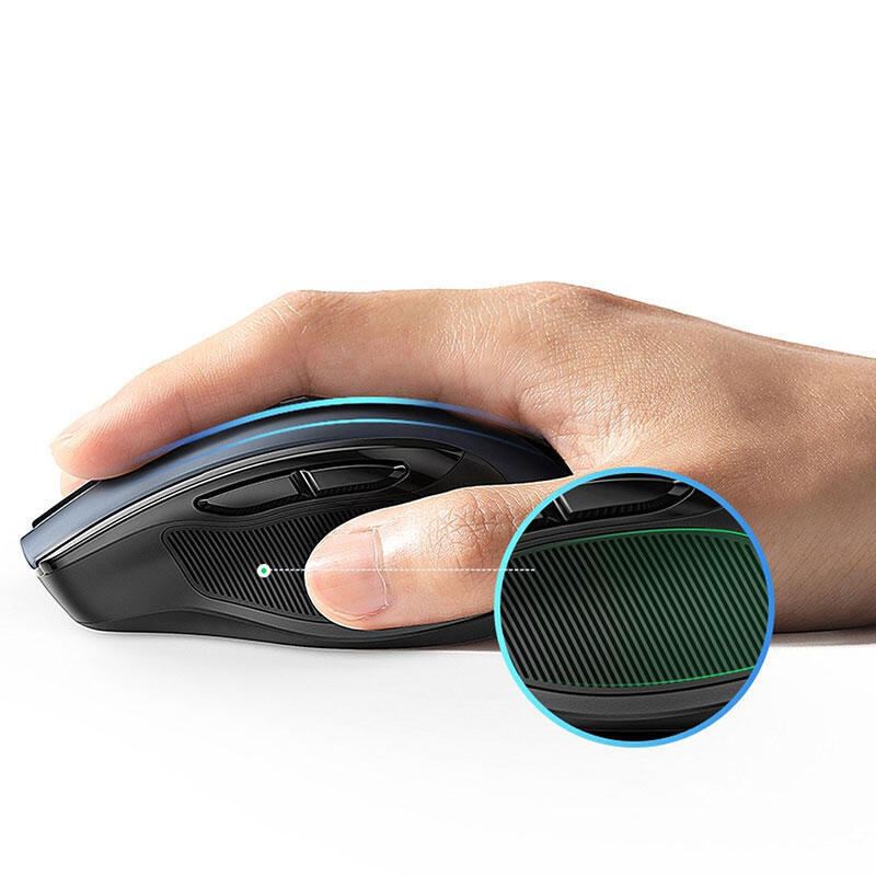 Мишка UGREEN 2.4GHz MU006, бездротова, Bluetooth, 4000dpi., 4кн.,Silence Design, Сіра (90855) (1800572)