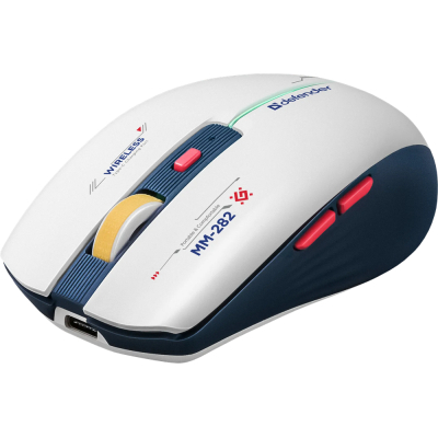 Мишка Defender Dila MM-282 Wireless White/Blue (52282)