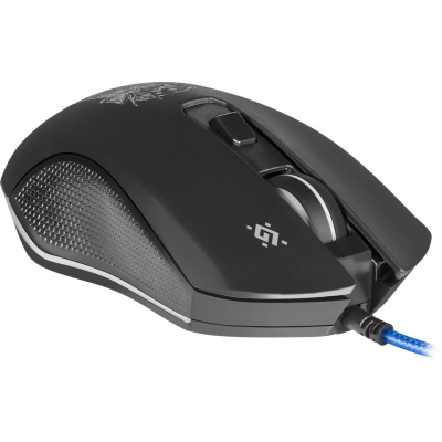 Мишка Defender Sleipnir GM-927 USB Black+ Килимок (52927)