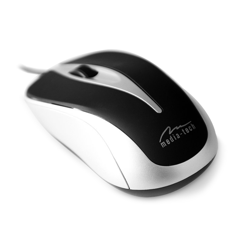 Мишка Media-Tech Plano USB Silver (MT1091S)