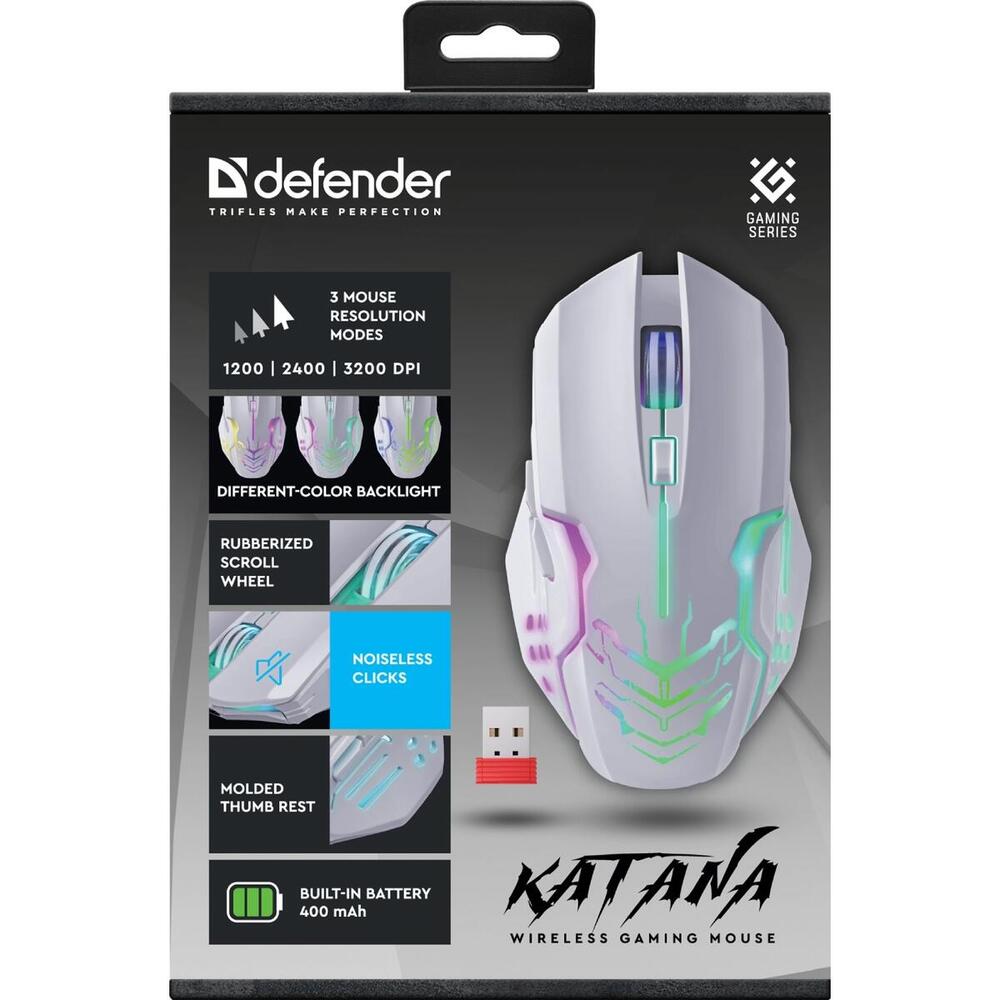 Мишка Defender Katana GM-511 LED Wireless Black (52511)