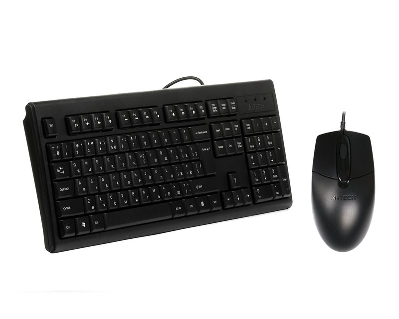 Комплект (клавіатура, миша) A4Tech KR-8372 Black