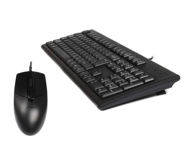 Комплект (клавіатура, миша) A4Tech KR-8372 Black