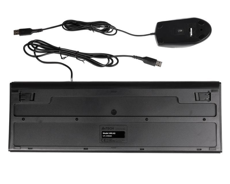 Комплект (клавіатура, миша) A4Tech KR-8372 Black