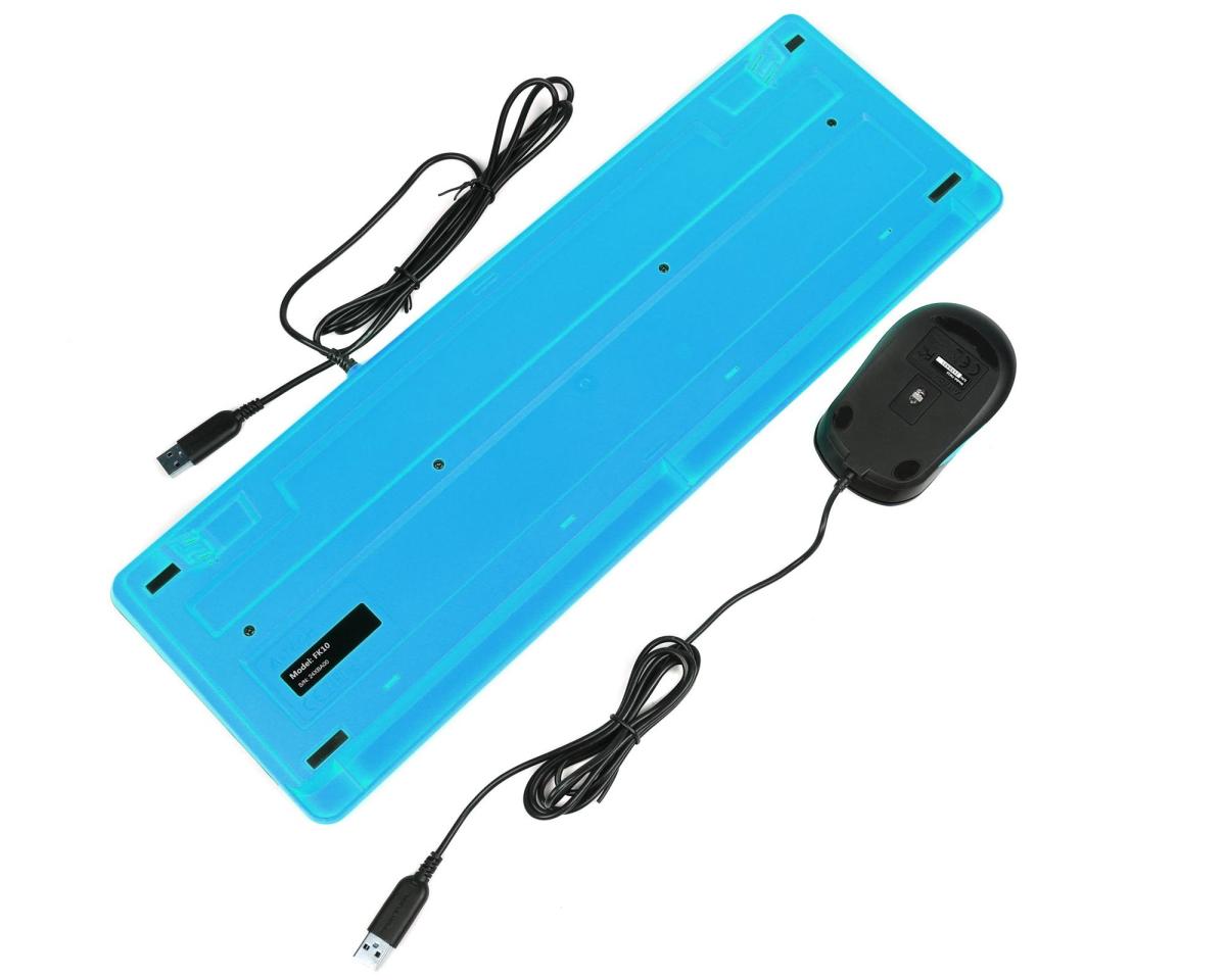 Комплект (клавіатура, миша) A4Tech F1010 Black/Blue