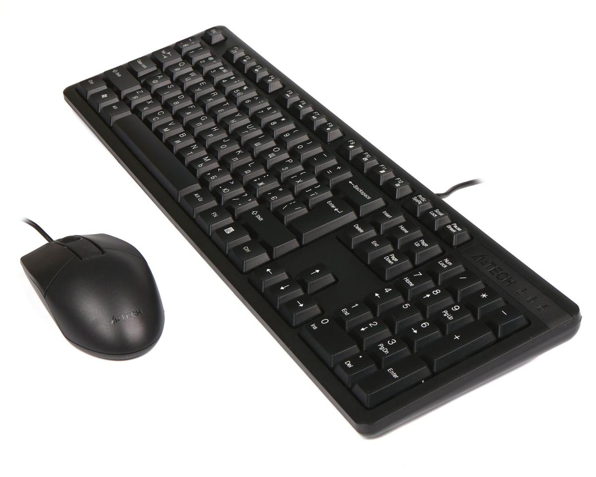 Комплект (клавіатура, миша) A4-Tech KK-3330 Black USB